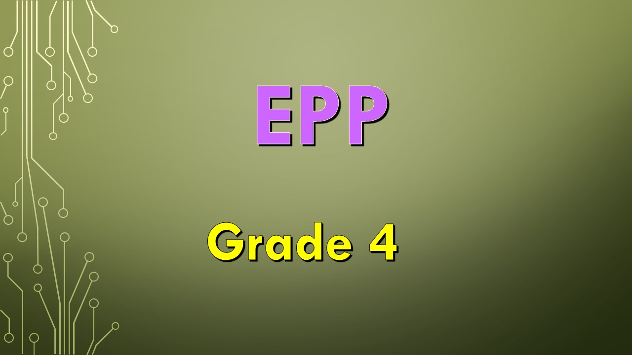 EPP 4 Quarter 4