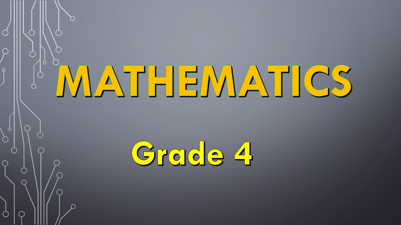 Mathematics 4 Quarter 4