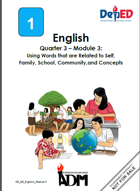 502117_San Jose Integrated School_English 1_Quarter 3_Module 3_Use Words that are Related to Self, Family, School, Community & Concepts