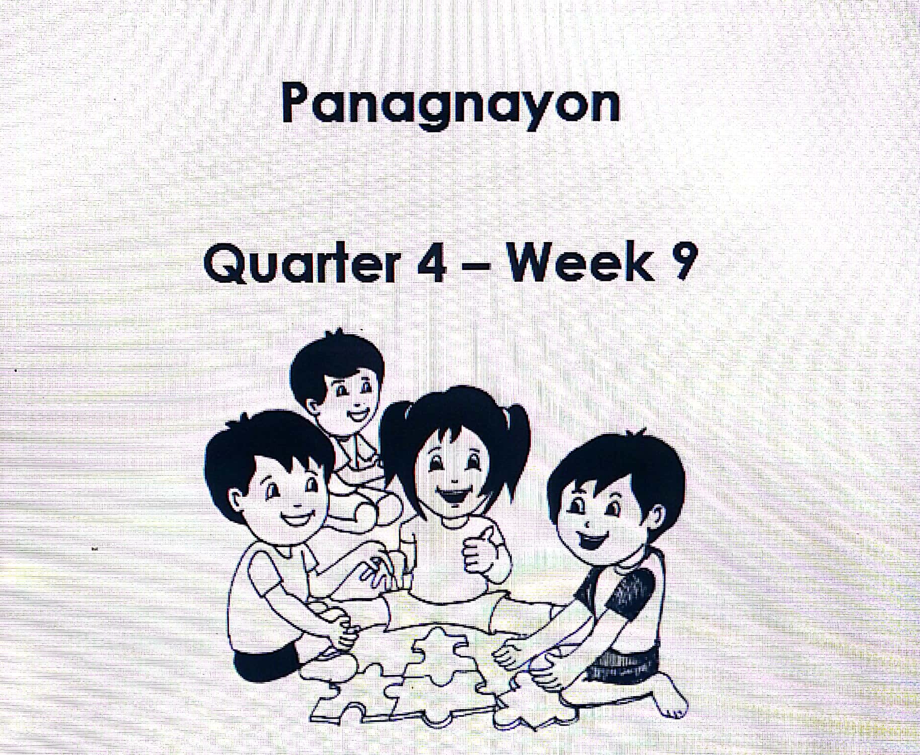 135329-Bacsay Elementary School-Mathematics K-Quarter 4 Week 9:Panagnayon