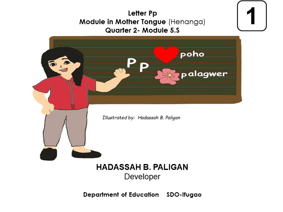 135920-Balangbang Elementary School-Mother Tongue K-Quarter 2-Module 5:Lettr Pp