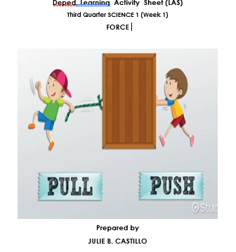 Science 1_Quarter 3_ Push or Pull