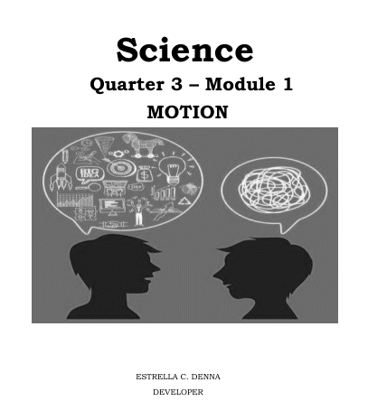 Science 3 Quarter 3 Module 1 - MOTION