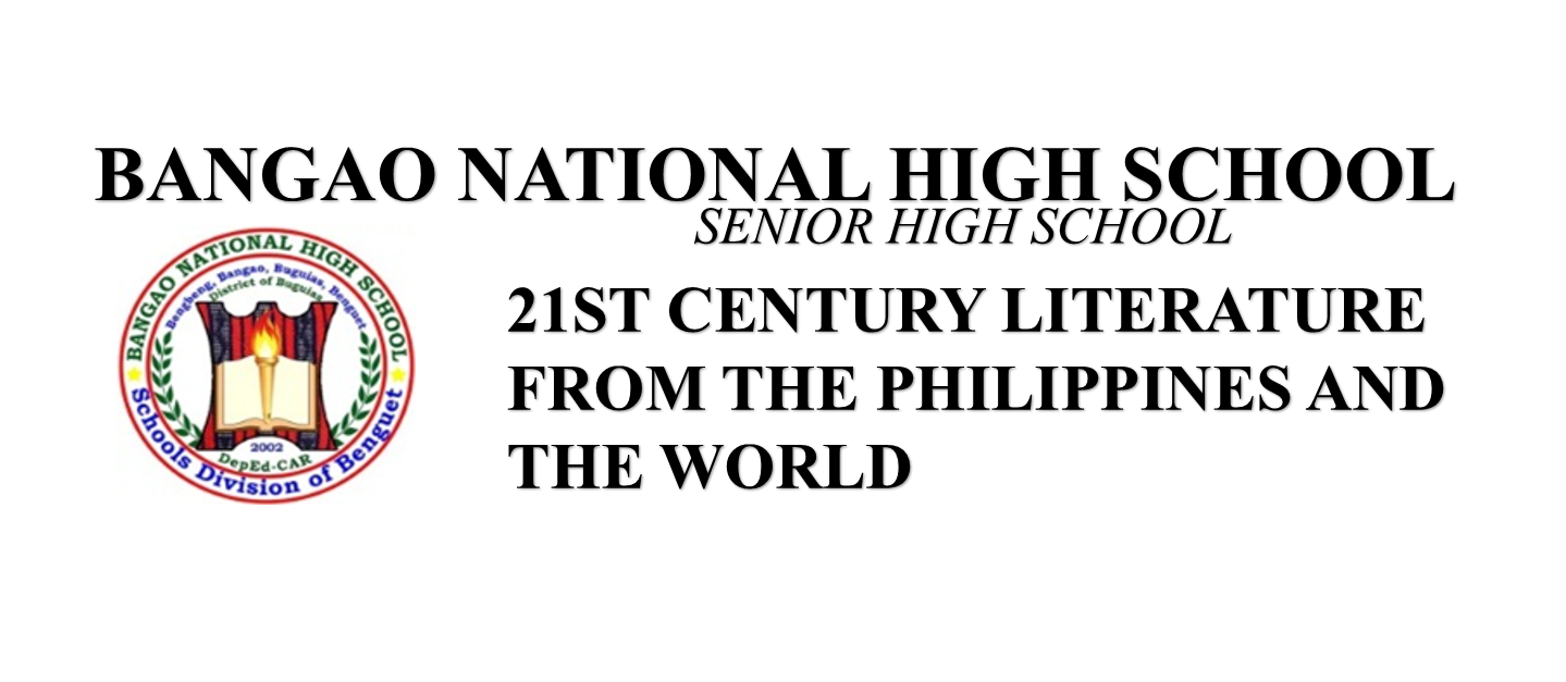 Sem2-21st Century Literature from the Philippines and the World-318902-BNHS