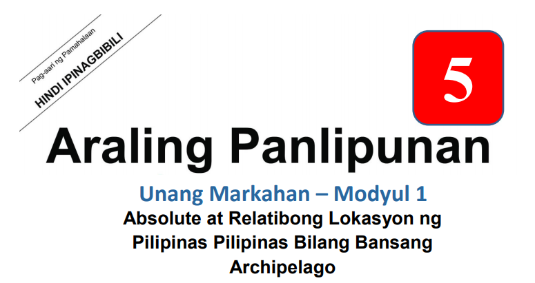 M1 Absolute at Relatibong Lokasyon ng Pilipinas
