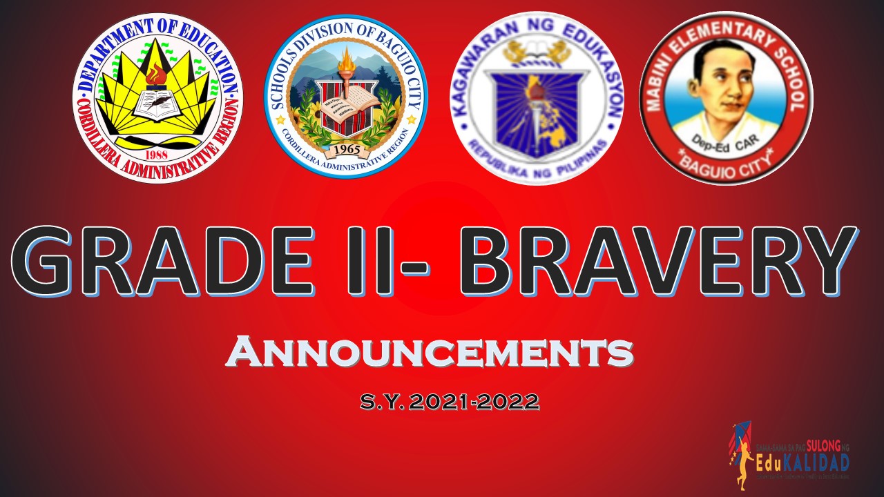 ANNOUNCEMENTS