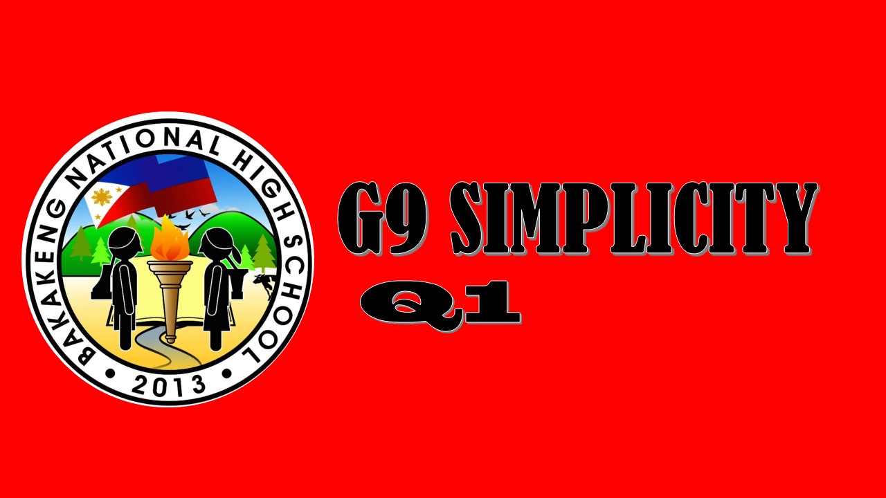 .G9 Simplicity Q1