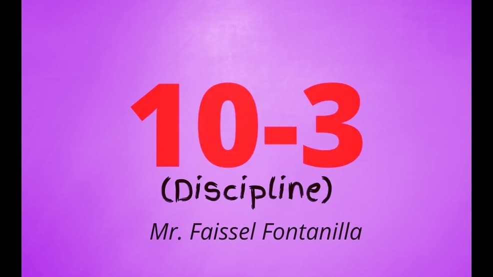 Grade 10-Discipline