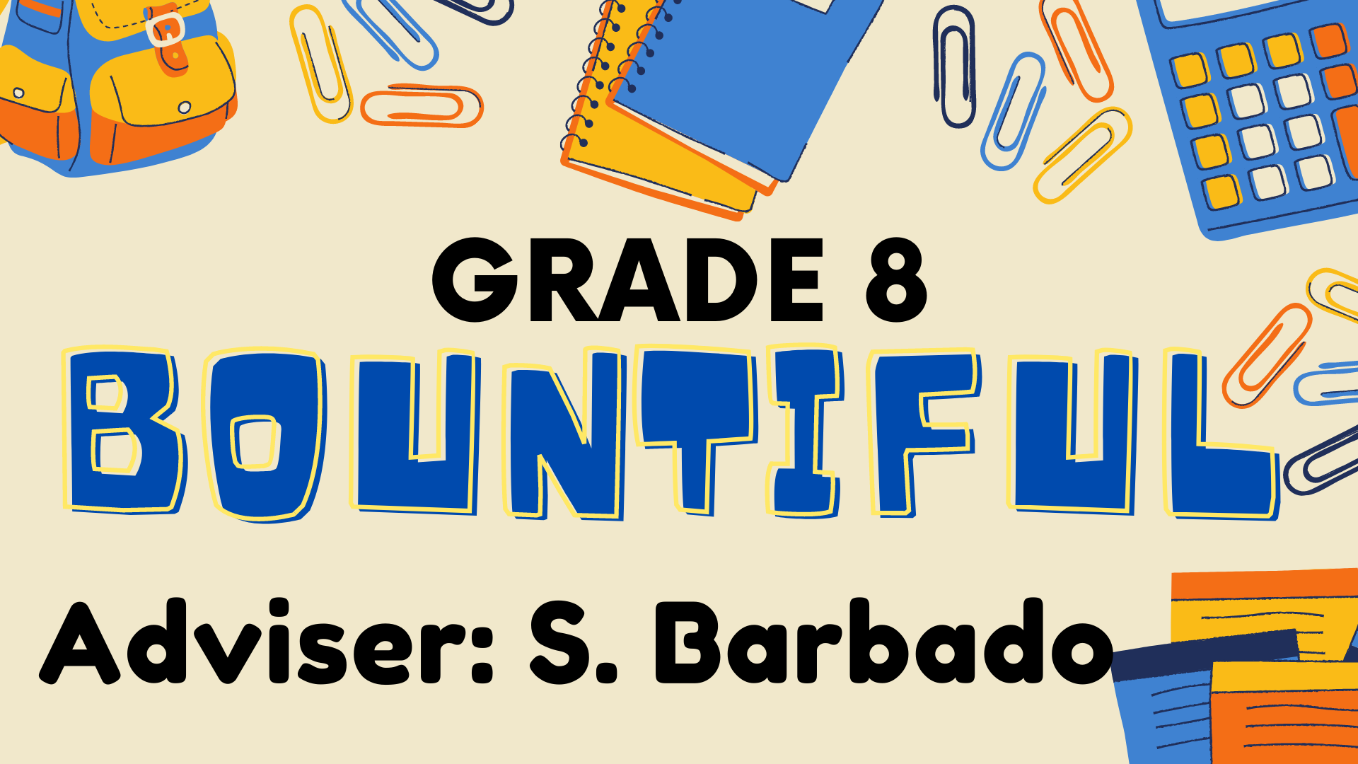 Grade 8-Bountiful