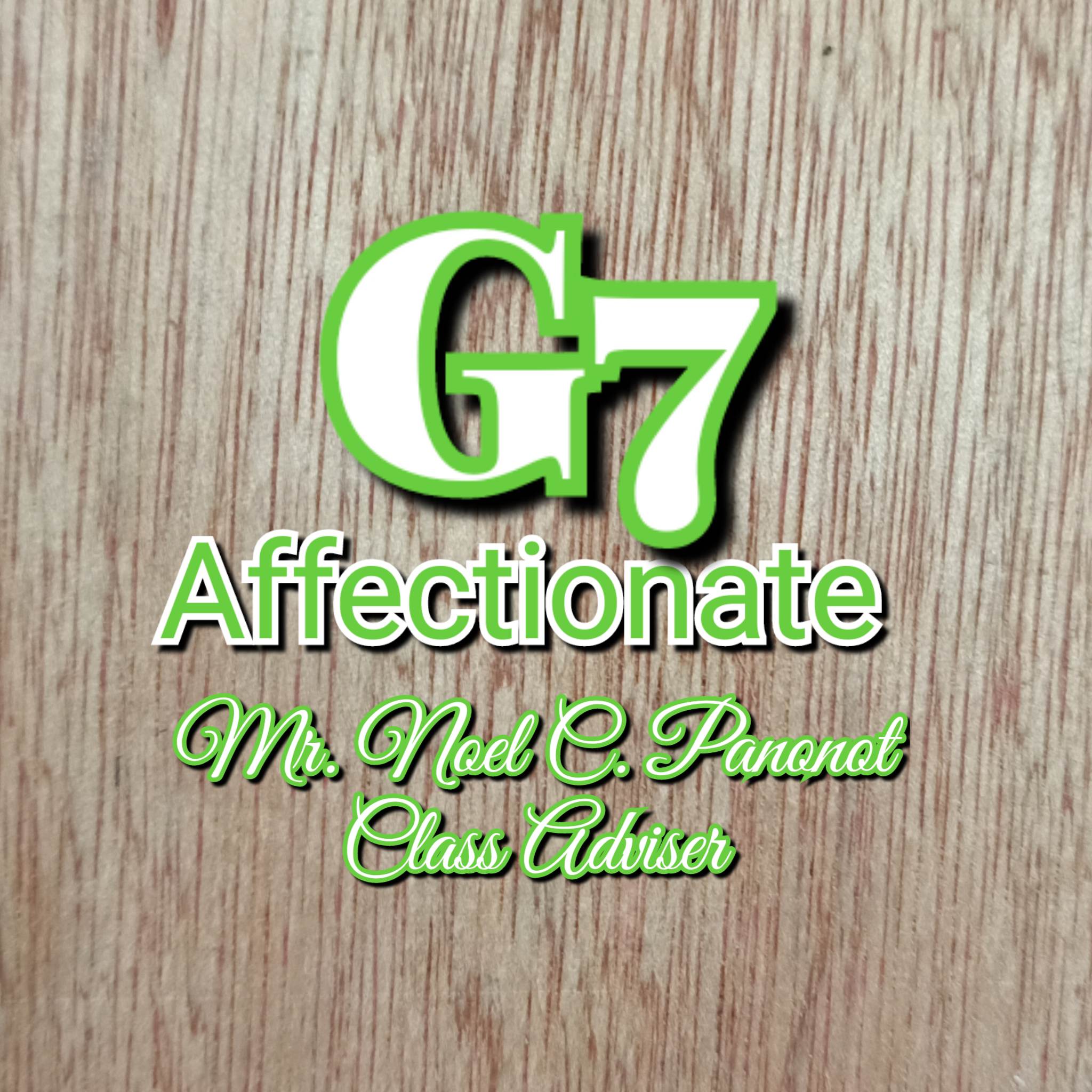 Grade 7-Affectionate