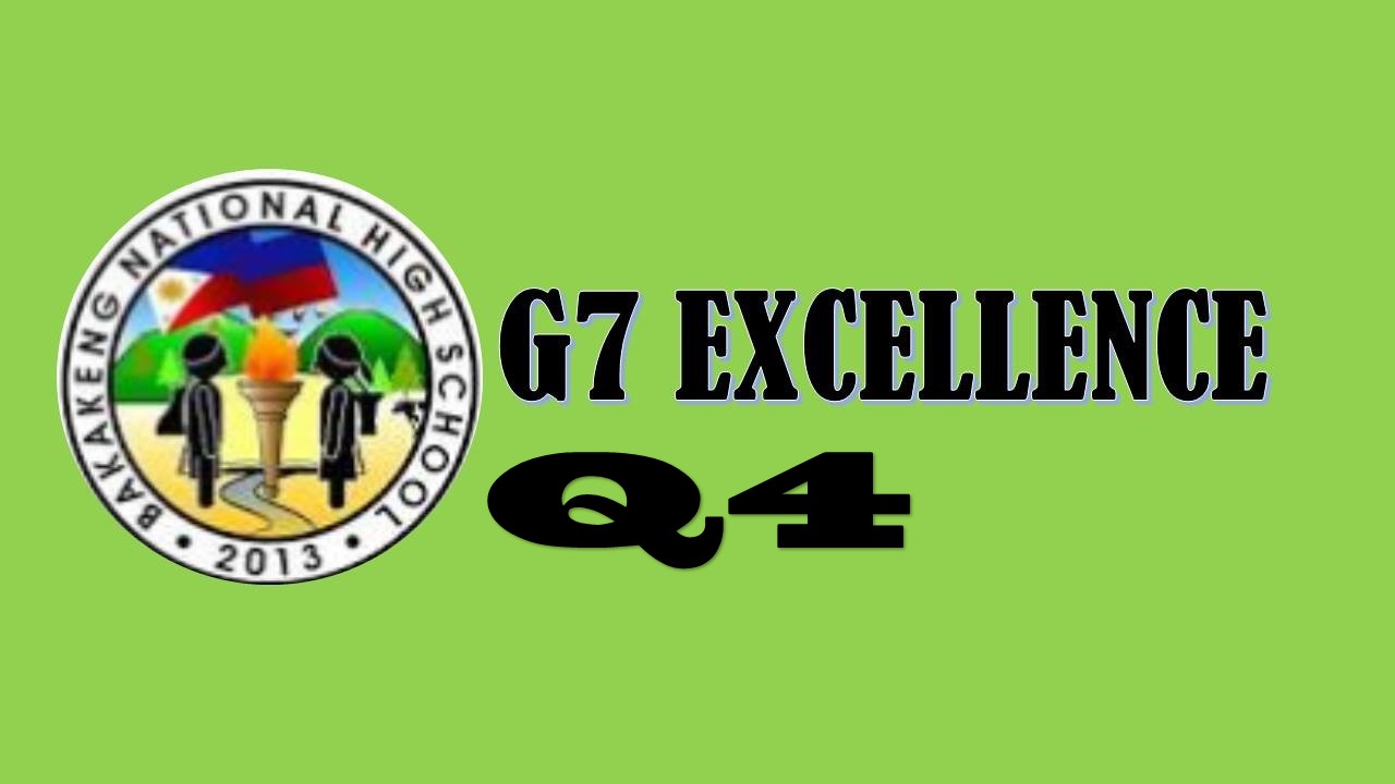 .G7 Excellence Q4