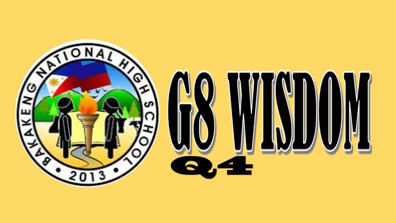 .G8 Wisdom Q4