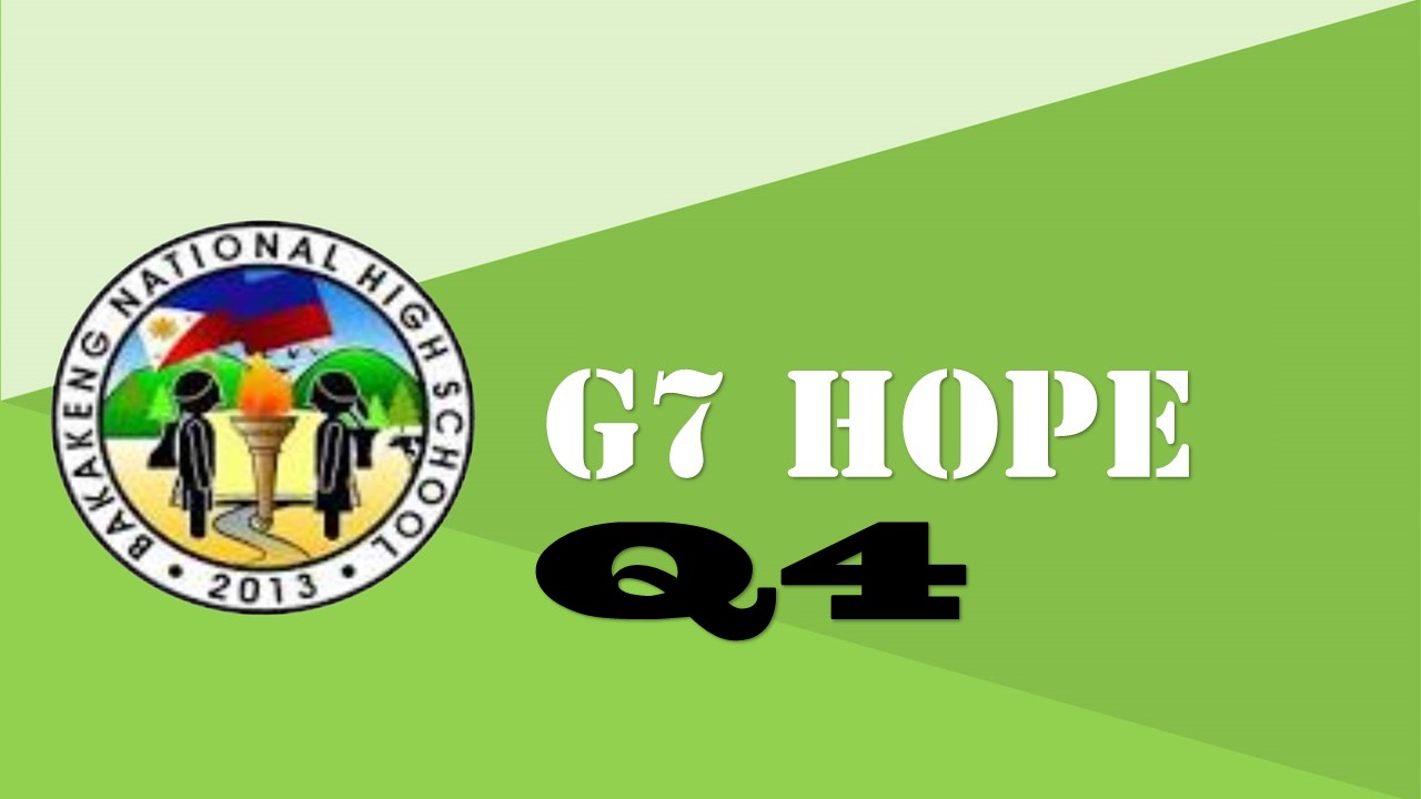 .G7 Hope Q4