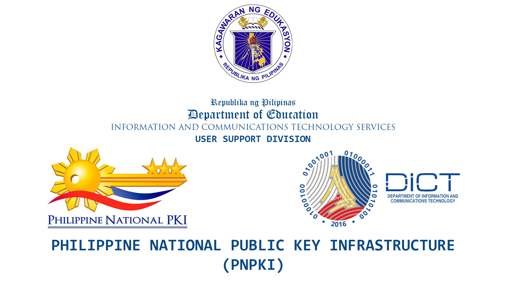 Facility for the Submission of the Application Requirement for the PNPKI Digital Certificate of DepEd Personnel in the Field Offices - SDO Abra