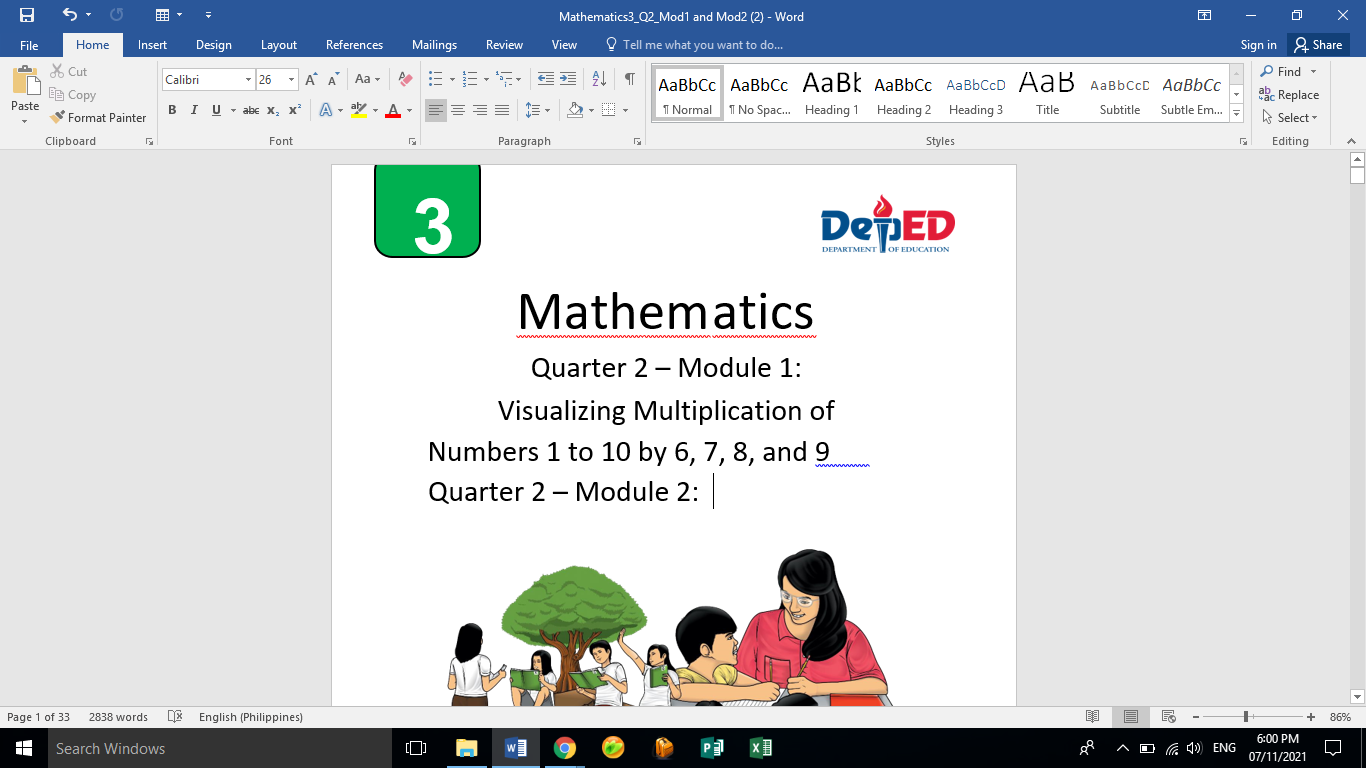 Math 3 - Quarter 2 WEEK 1