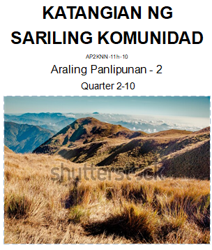 ARALING PANLIPUNAN 2