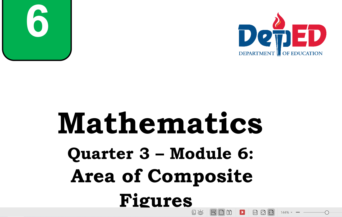 Mathematics  6 Q3